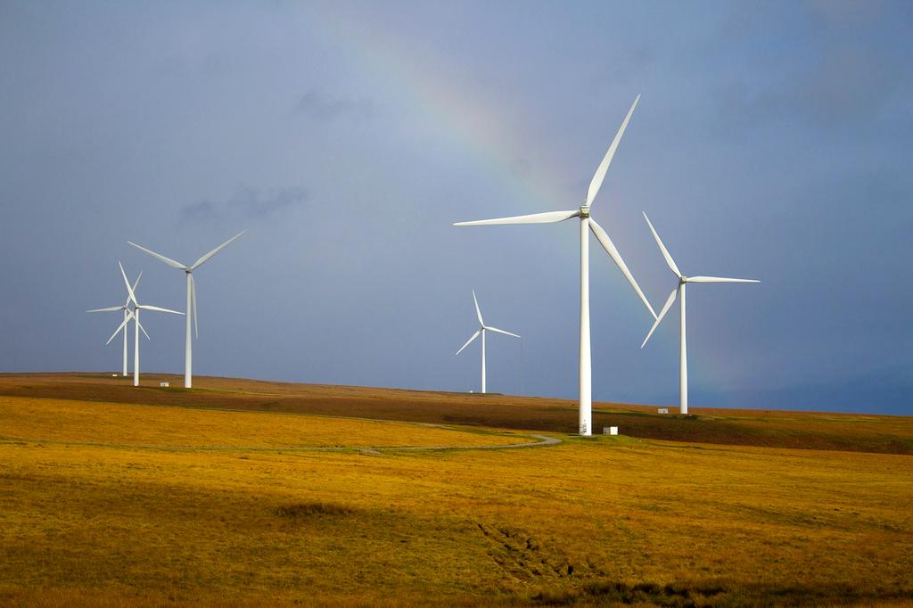Earth's natural resources panoramic view